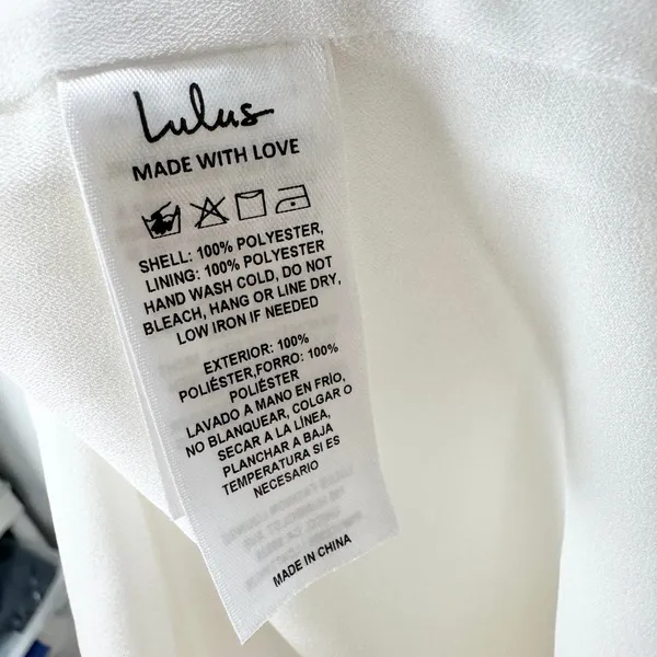 Lulus Summer Invite White Tie-Strap Tiered Midi Dress Wedding Bridal XL NWT - Image 13