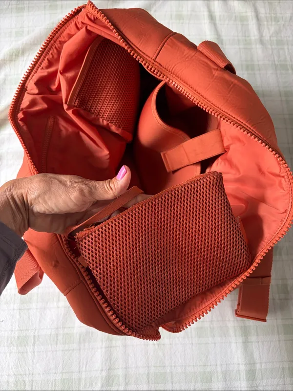Dagne Dover Orange Neoprene Tote - Image 8