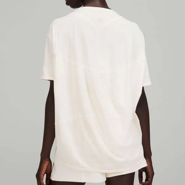 Lululemon 12 Back in Action T-Shirt Vitasea Lemon Sorbet Strawberry Milkshake - Image 2