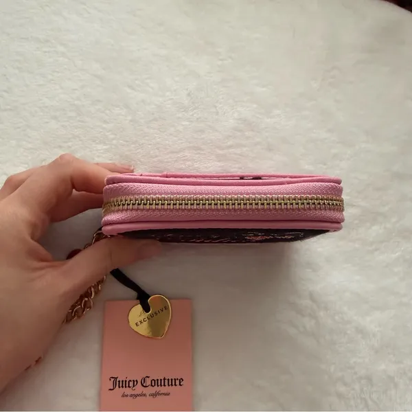 Juicy Couture Strawberry Cherry Wallet Chain Key Pouch Y2K Coquette NWT - Image 2