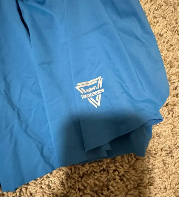 blue flowy shorts - Image 2