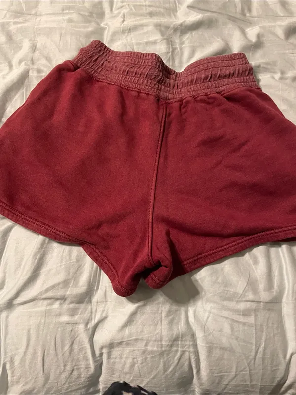 EUC FP Movement for Free People Sprint to the Finish shorts Maroon - Image 10