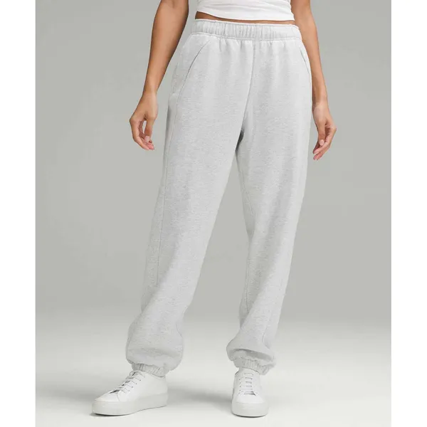Lululemon Scuba Mid-Rise Oversized Jogger Heathered Core Ultra Light Grey XXS - Image 2