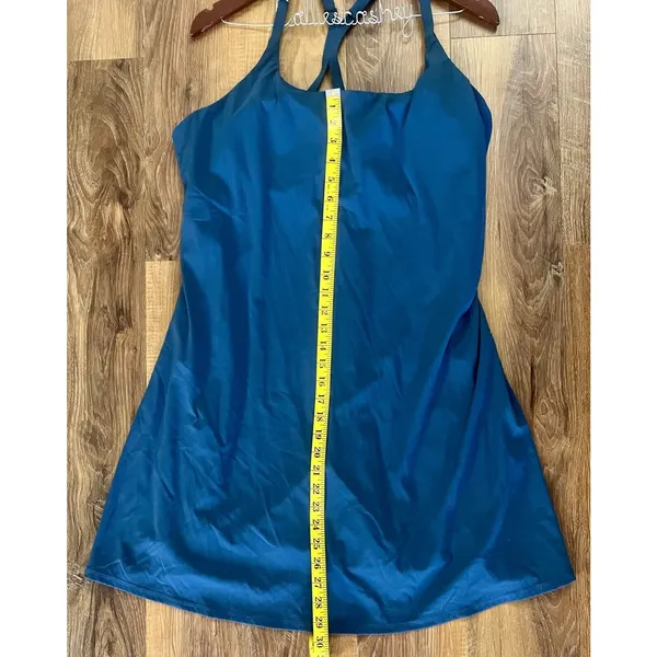 Women’s Size 2X‎ Athletic Outdoor Gorpcore Dress W/Shorts Liner, Dark Teal EUC - Image 3