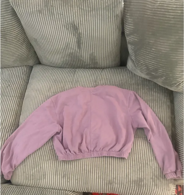 Flirtitude Active Purple Cropped Crewneck - Image 3