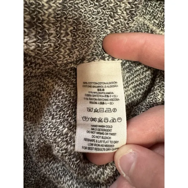 Free People Cardigan Sweater Women Size Medium‎ Hooded Lightweight Boho Hippie - Image 9
