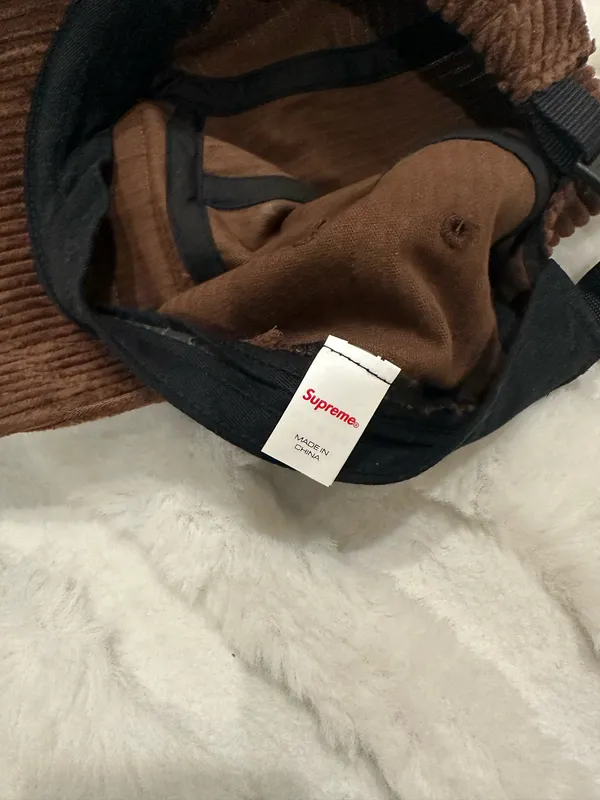Supreme Men's Adjustable Camp Cap Brown One Size Unisex - Image 6