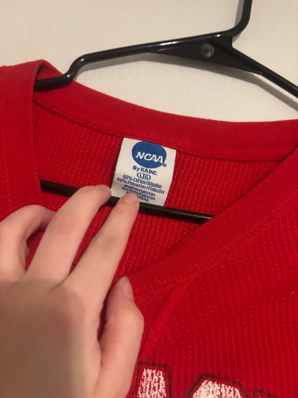 NCAA Nebraska huskers waffle long sleeve - Image 4