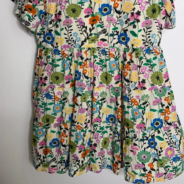 Ro's Garden Vibeka Ruffle Mini Dress Womens Medium - Image 6