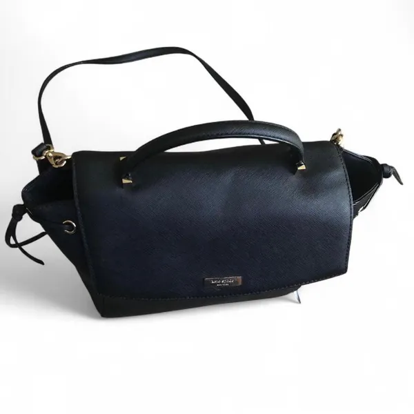 Kate Spade New YORK ♠️ Black Lilah Laurel Way Leather Satchel - Image 7