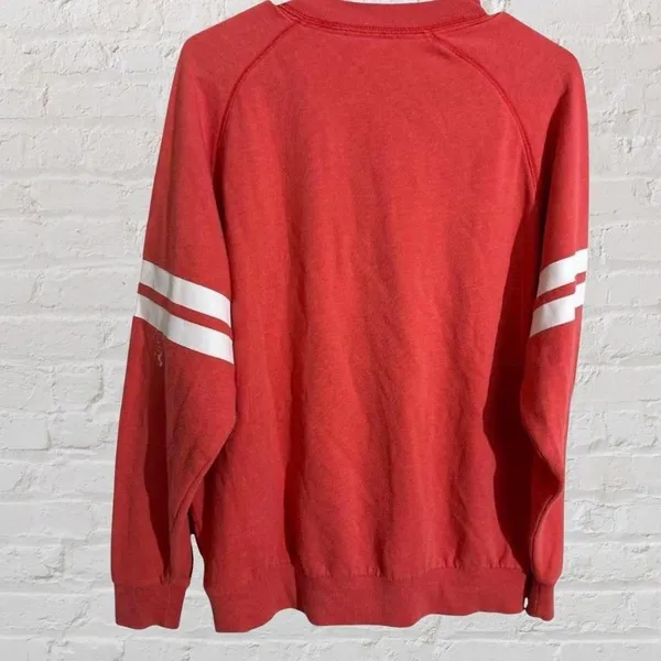 Women's Victoria’s Secret PINK Oversized Coral Logo Sweatshirt Size XS - Image 6