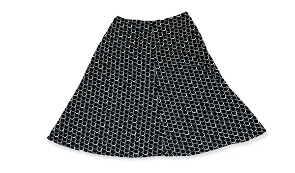 Nine West A-Line Zip Closure Skirt Black & White Size Small - Image 2