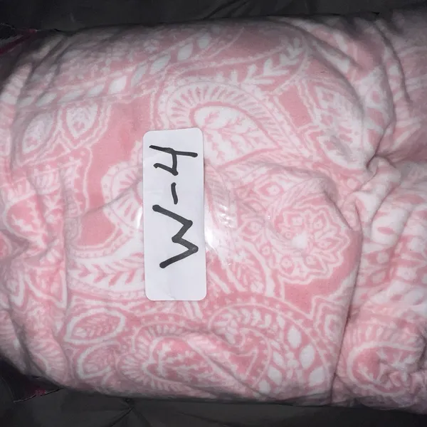 Ellen Tracy Pajama Set Button Front Shirt Pink Paisley Shabby‎ Chic Cottage L - Image 12