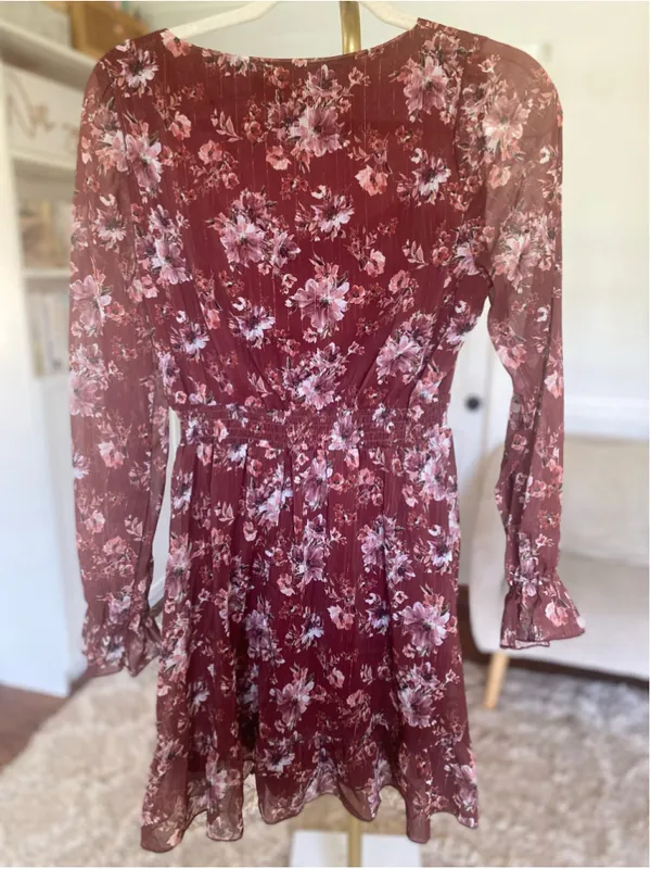 Altar’d‎ State Floral Mini Dress Coquette Romantic Boho Coquette Parisian Scandi - Image 3
