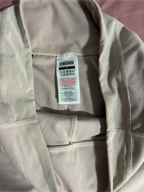 Gymshark Dreamy 2.0 Leggings Taupe Size L - Image 3
