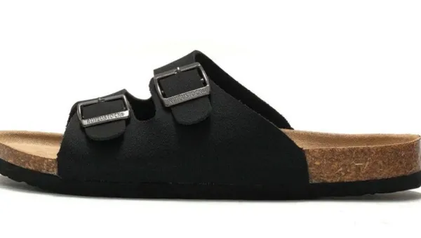 Beranmey Cork Footbed 2 Straps Adjustable Buckle Women Sandals, Size 42 - Image 3
