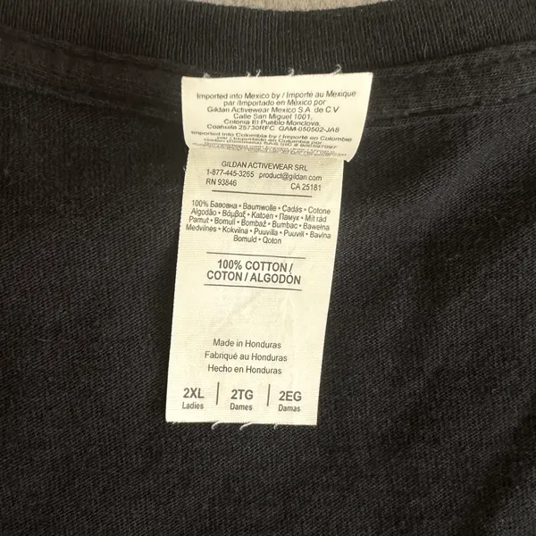 Tigger Tee Shirt Black Size 2X - Image 2