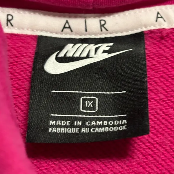 Nike Women's Fuchsia Hoodie - Image 3