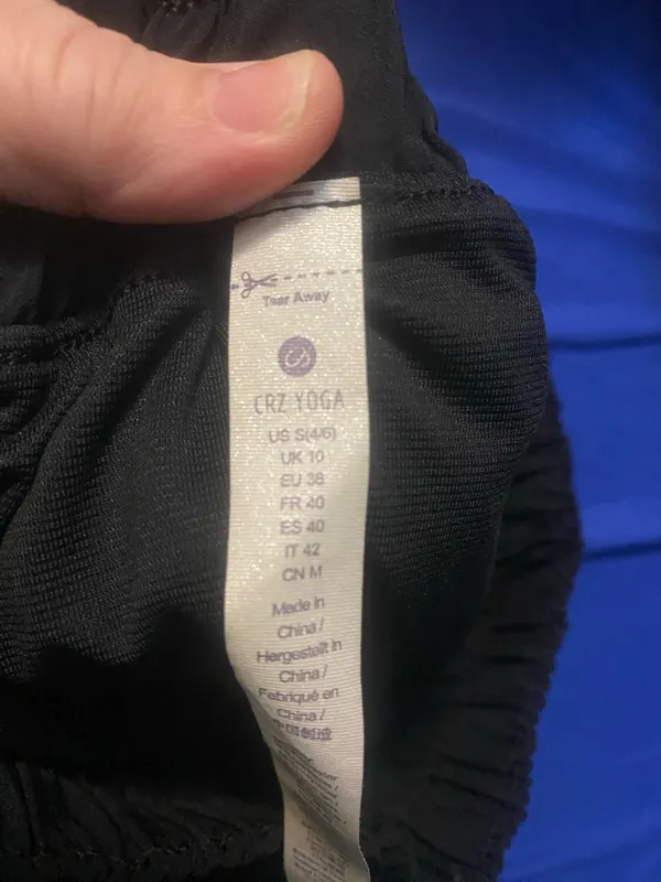 CRZ Yoga Black Active shorts (Shown) - Image 3