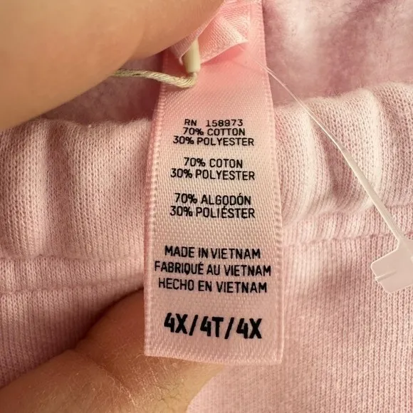 SKIMS Classic Jogger Cherry Blossom Pink Lounge Pant 2X Plus Size Sweatpants NWT - Image 8