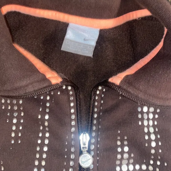 Nike brown zip up jacket size large - Image 3