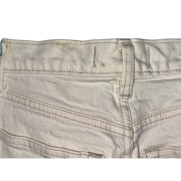 Abercrombie & Fitch 90s Straight Ultra High Rise Cream Off White Jeans Size 26 2 - Image 7