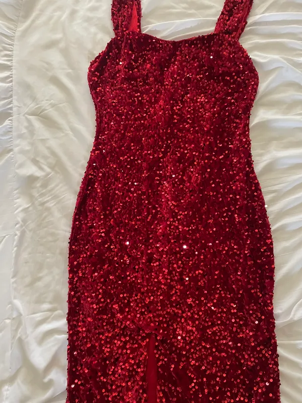 Love & lemonade Sequin Slit Bodycon dress - Image 9