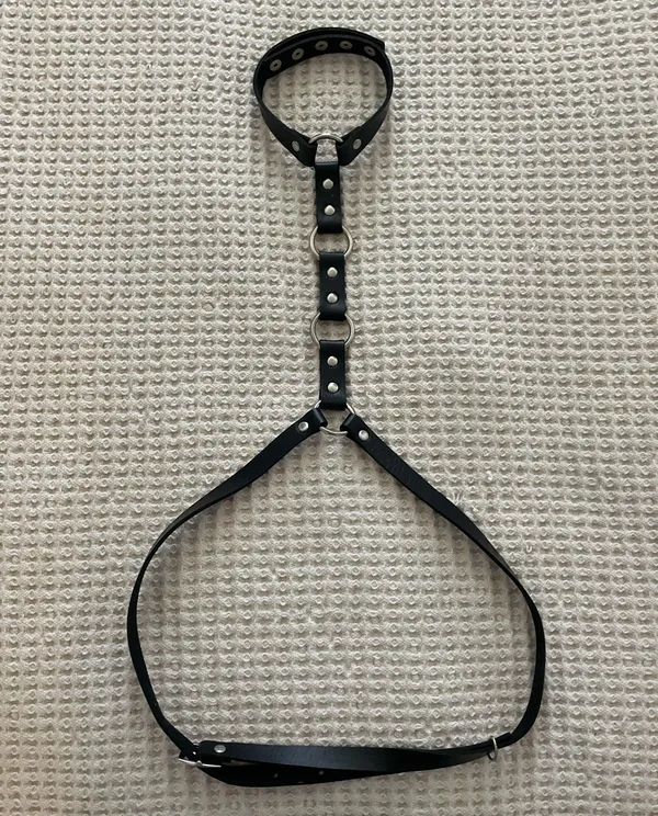 iHeartRaves Black Pleather Harness - Image 2