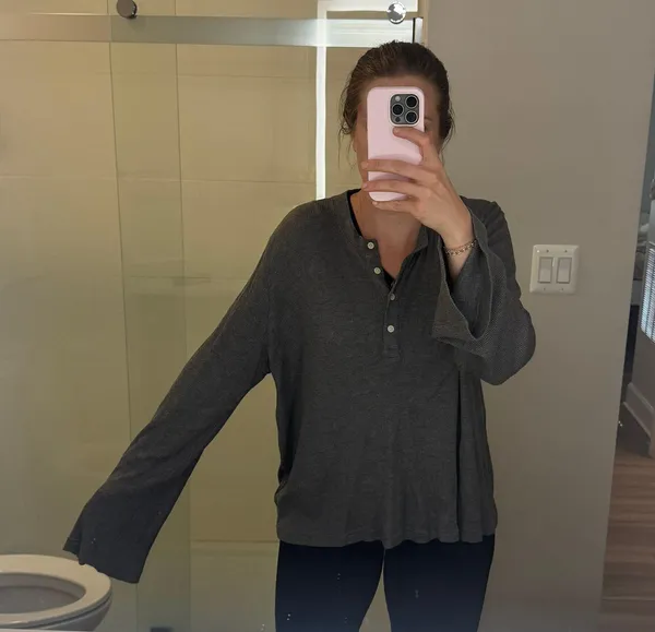 grey Henley - Image 4