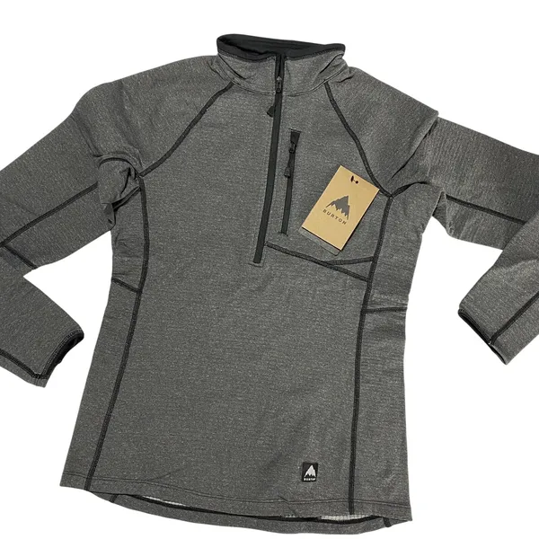 Burton Stockrun Grid Half-Zip Technical Fleece Size XXS‎ Womens NWT - Image 2
