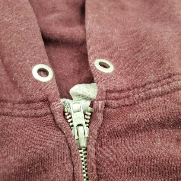Victoria's Secret PINK Magenta Full Zip Bling Hoodie Size Small - Image 5