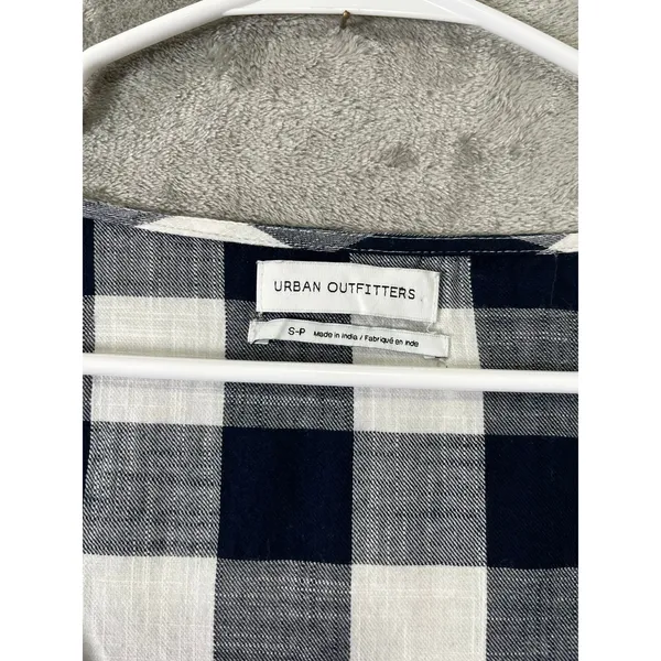 Urban Outfitters Gingham Surplice Wrap Midi Dress Prairie‎ Cottagecore Picnic SM - Image 2