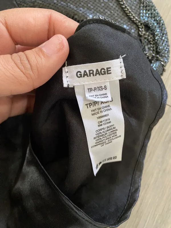 Garage Metal Mesh Halter Top - Image 2