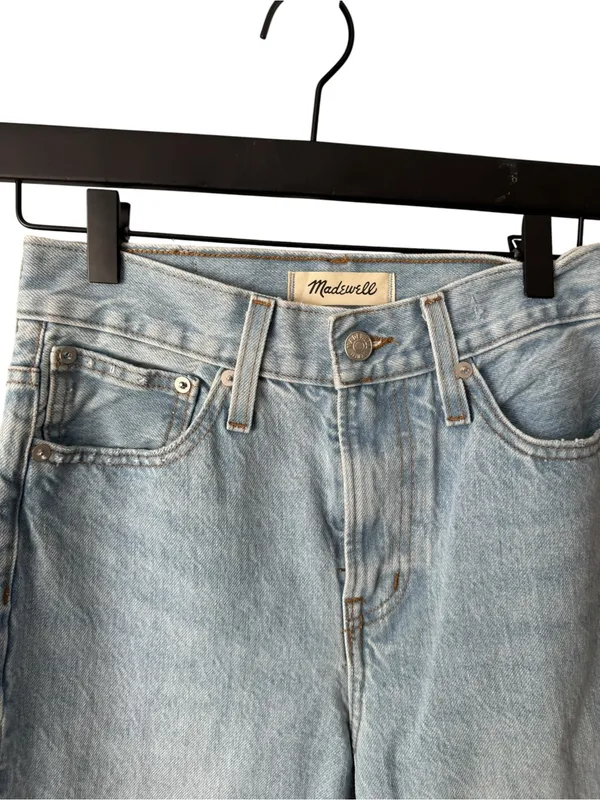 Madewell The Perfect Vintage Jean Light Denim‎ Distressed 24 - Image 5