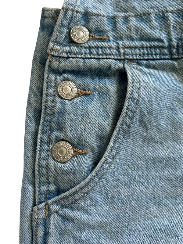 Levi’s Premium VINTAGE OVERALLS Size XS Retro 90s baggy workwear Utility Granola - Image 9