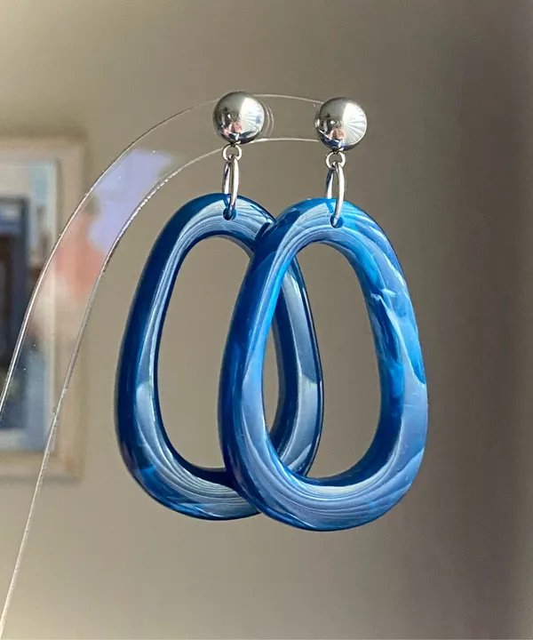 handmade unique dangle earrings - Image 2