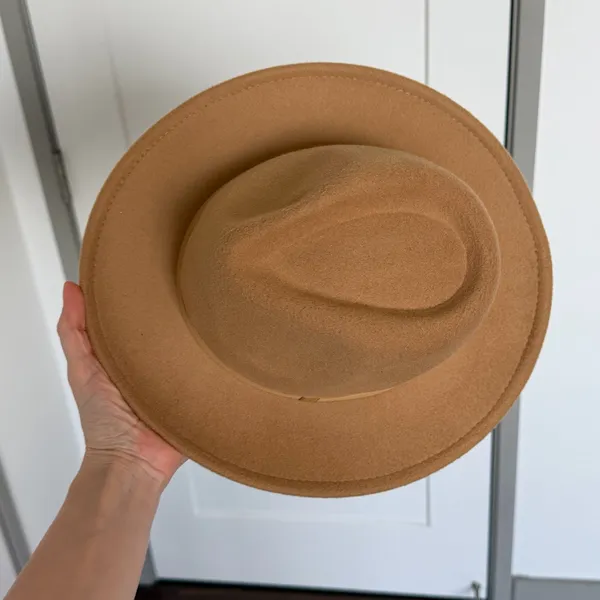 H&M Beige Fedora Hat - Image 2