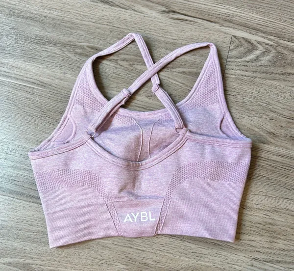 AYBL Motion Seamless Sports Bra Pink Size XS LIKE NEW - Image 4