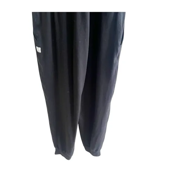 Vuori Lux Luna Workout Racerback Athletic Lounge Jogger Jumpsuit Black Medium - Image 5