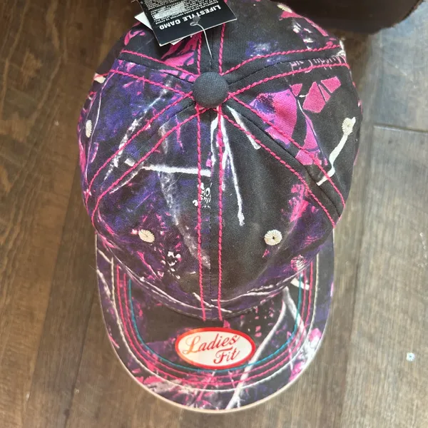 Outdoor Cap Muddy Girl Camo Hat Ladies Fit Pink Purple Black Adjustable Baseball - Image 2