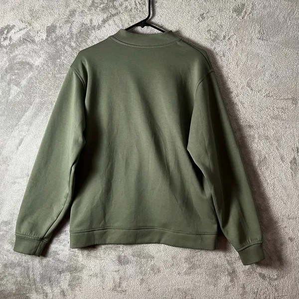 Jaanuu Women's Snap-Side Comfort Pullover Sweater Olive‎ Green Size Large - Image 3