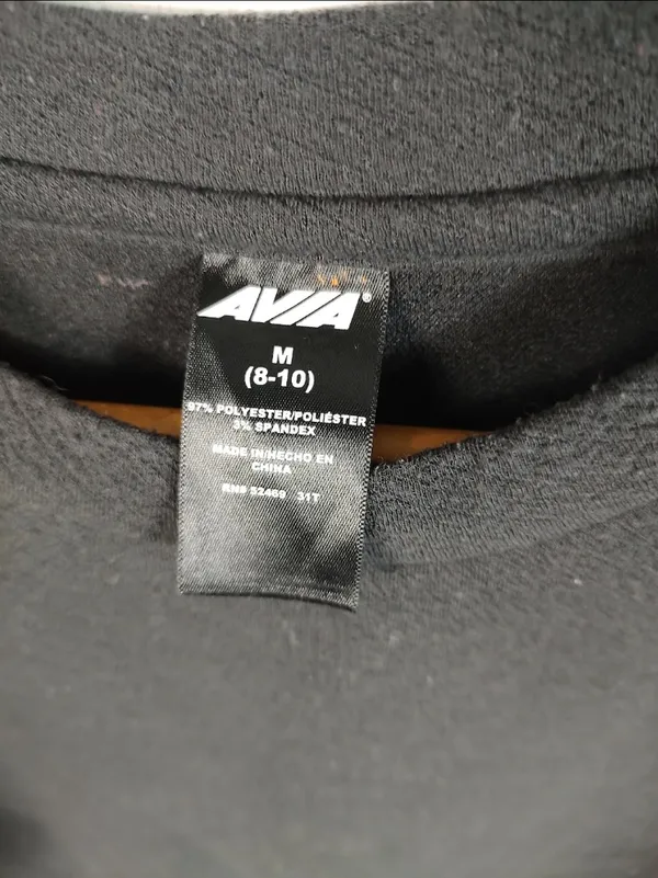 Avia Black Crewneck Sweater - Image 4
