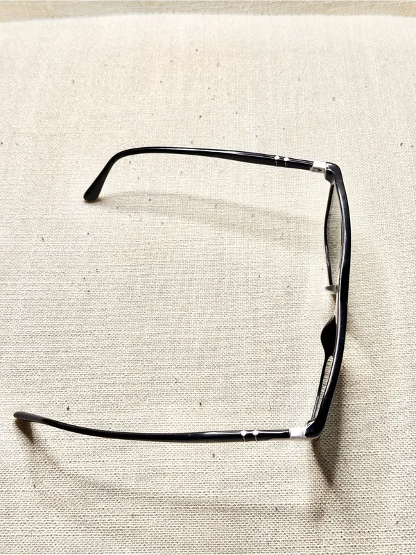 Persol PO3225S 95/31 Black Rectangle Sunglasses Handmade in Italy - Image 12