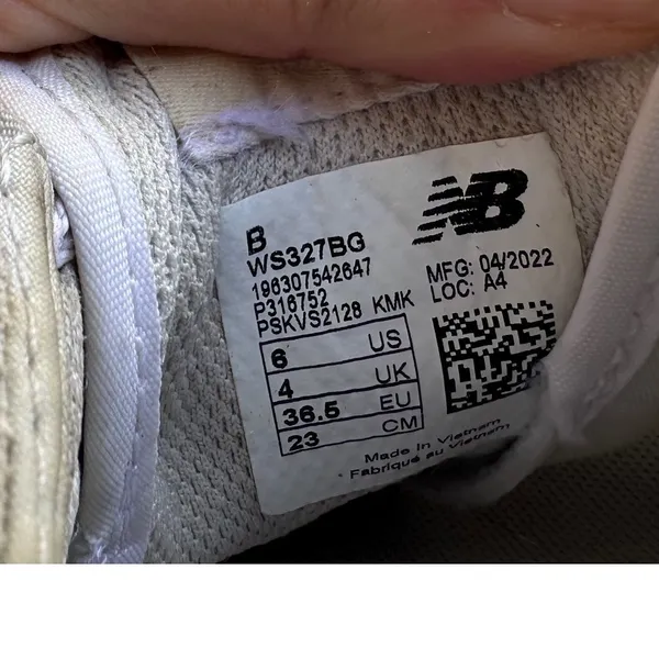 New Balance 327 Summer Fog‎ Suede Sneakers WS327BG Womens 6 - Image 4