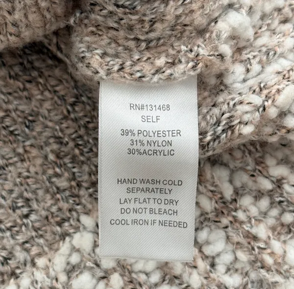 Women’s FATE Tan Knit Sweater (Size Small) - Image 3