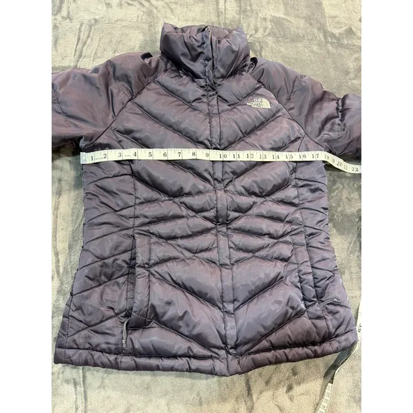 The North Face Puffer Jacket Womens Purple 550 Down Quilted Small - Image 5