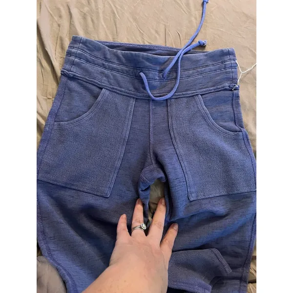 Free People Movement Purple Pocketed Sweat Pant NWOT Size XS - Image 4