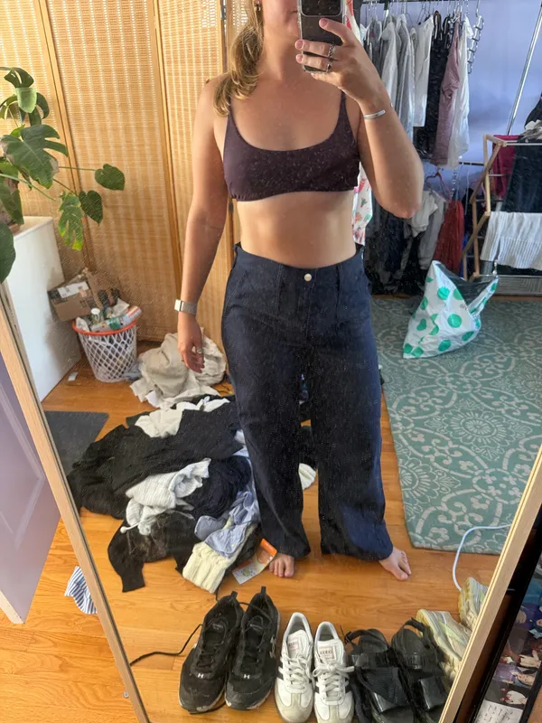 Wide-Leg Navy J.Crew Pants - Image 4