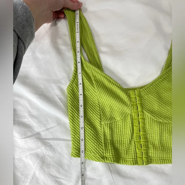 Urban Outfitters Lime Green Crop Top - Image 5