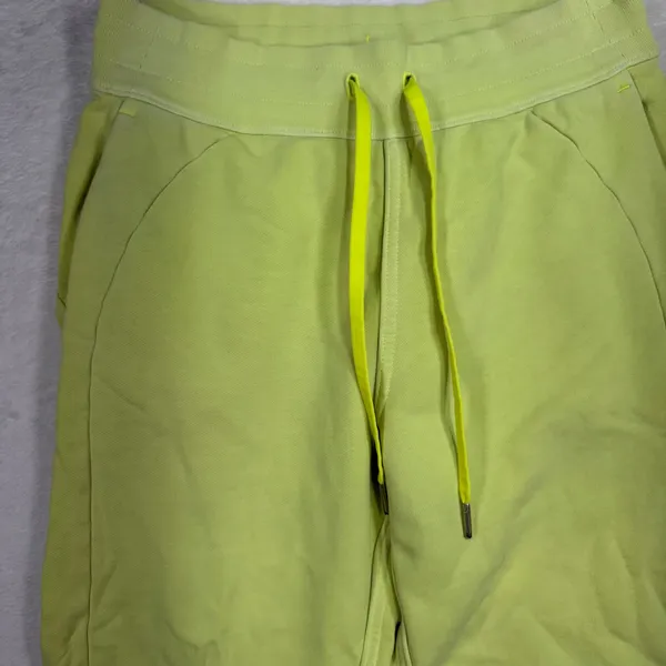 Lululemon 6 Scuba High Rise French Terry Jogger Garment Dye Highlight Neon Yello - Image 5